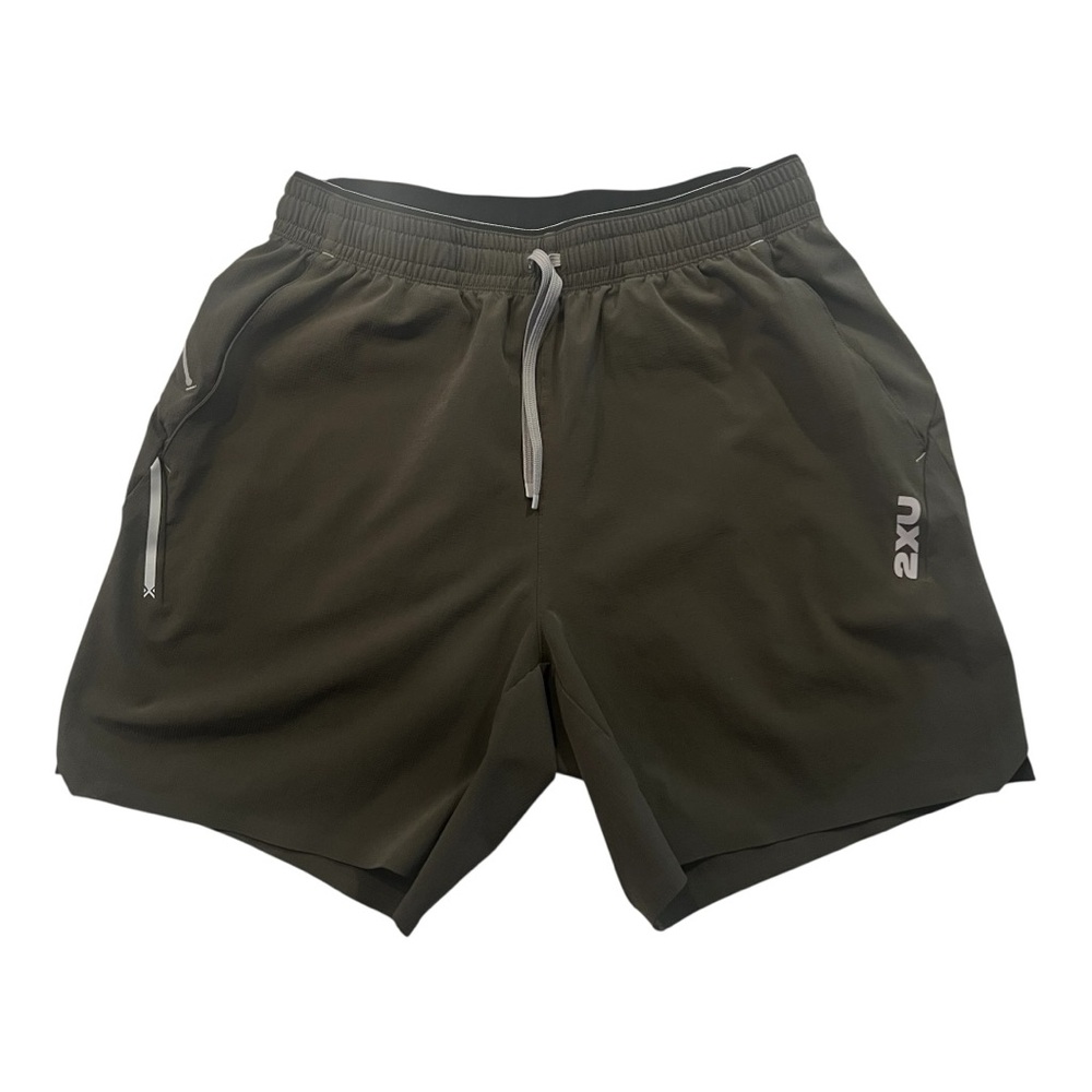 2XU Men's Athletic Shorts - Olive
